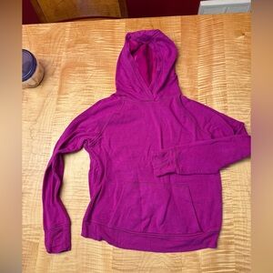 Athleta Girls Hoodie in Raspberry Color. Size L (12)